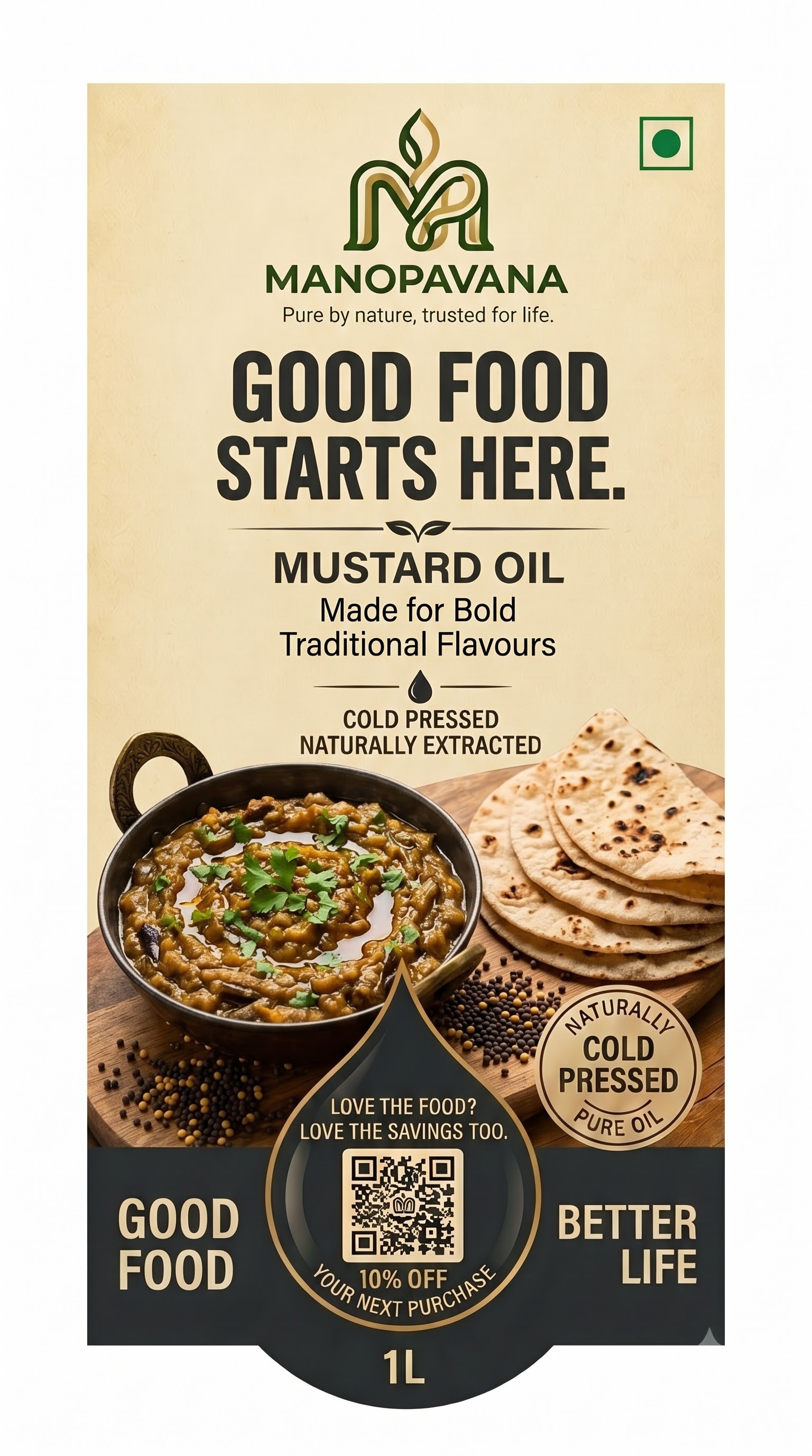 Mustard Oil Label